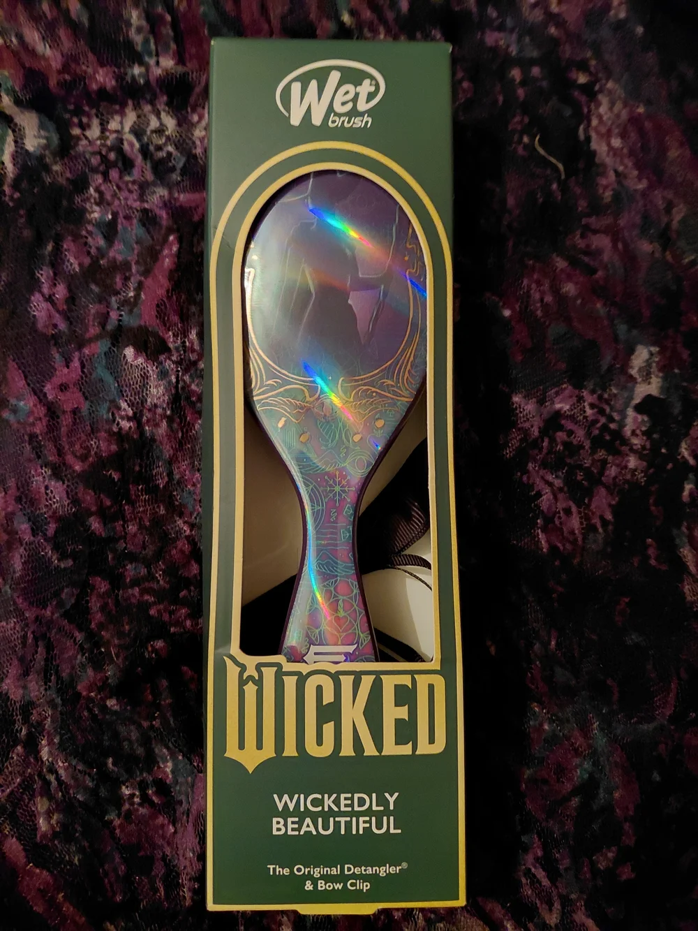 Wicked Detangler Hair Brush - Iridescent Purple